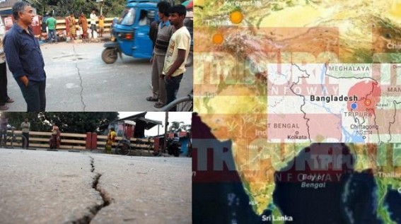 Earthquake horror back in Tripura with 5.5 magnitude tremor at 2.39pm on Tuesday: Epicenter Dhalai, earthquake felt across Tripura and NE region, panicked masses run for safety, illegal building constructions continue in CPI-M era